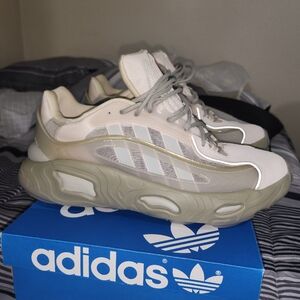 adidas Men's Athletic Shoes in Cream and Gray